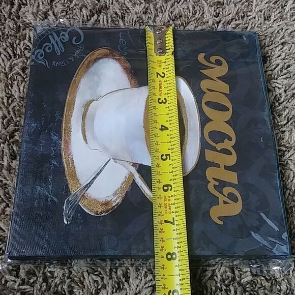 Mocha Coffee Canvas Home Decor - Picture 3 of 3